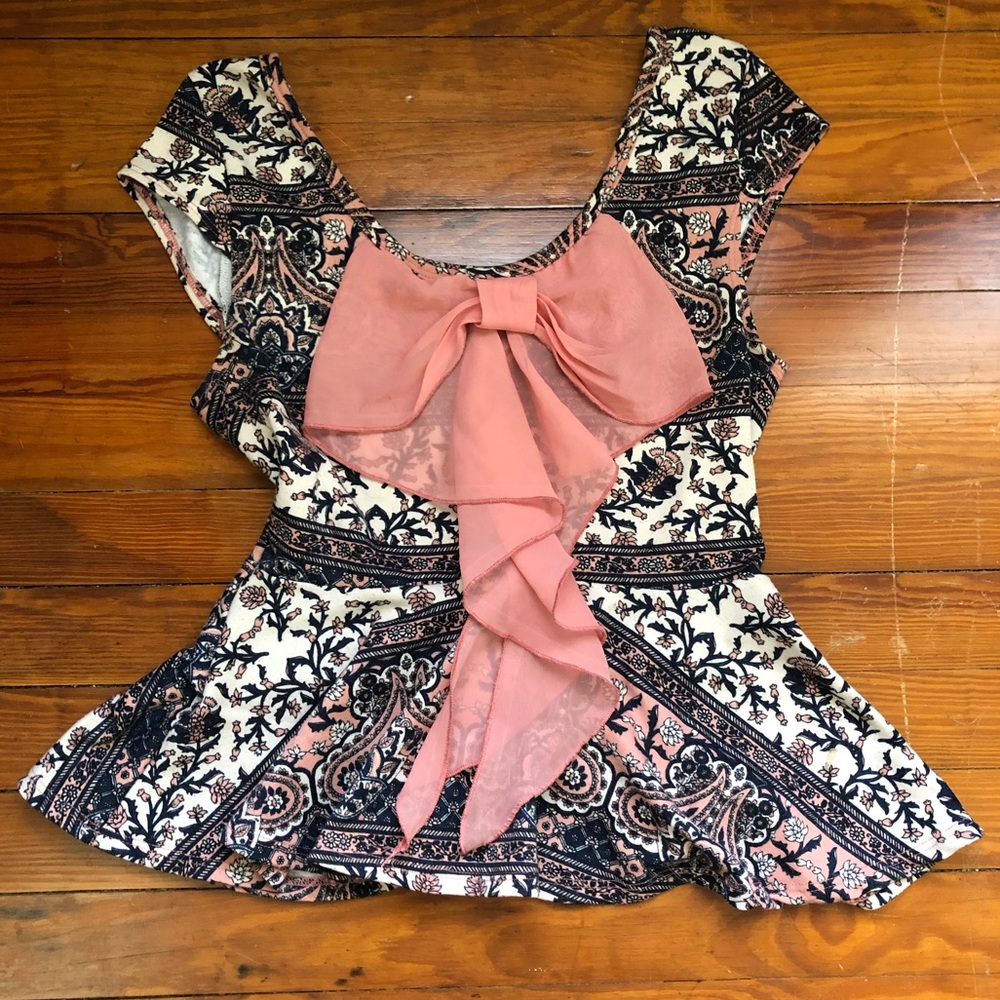 Charlotte Russe Bow Top